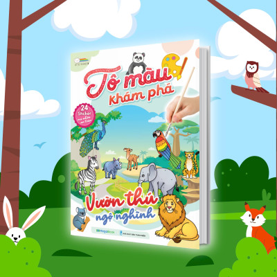 Tô màu khám phá- Vườn thú ngộ nghĩnh