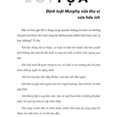 Định Luật Murphy - Mọi Bí Mật Tâm Lý Thao Túng Cuộc Đời Bạn - AZ