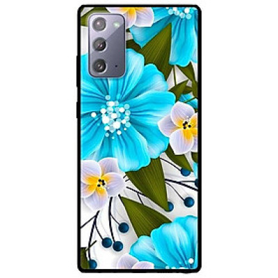 Ốp lưng dành cho Samsung Galaxy Note 20 mẫu Hoa Xanh Trắng