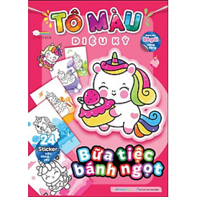 Tô Màu Diệu Kỳ - Bữa Tiệc Bánh Ngọt (MEGA)