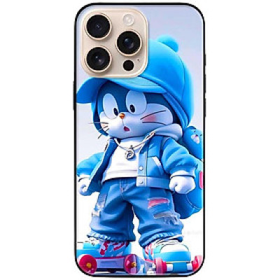 Ốp lưng dành cho Iphone 15 - 15 Plus - 15 Pro - 15 Pro Max - Mèo Xanh Trượt PATIN - Hàng Chính Hãng