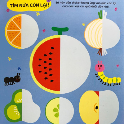 Combo Sách Phát Triển Trí Não Cho Trẻ Qua Tô-Dán Và Nối Hình (Bộ 6 Cuốn)