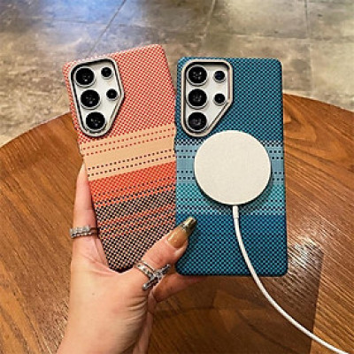 Ốp Lưng Từ Tính Cho Samsung Galaxy S25 Ultra  Họa Tiết Thổ Cẩm Nhựa Cứng - BUM STORE GALAXY CASE