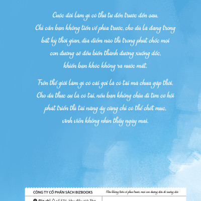 Nếu Không Tiến Về Phía Trước, Mọi Con Đường Đều Là Xuống Dốc