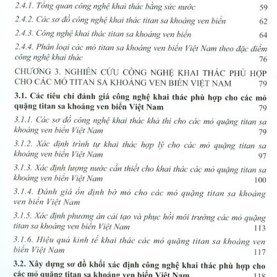 Công Nghệ Khai Thác Các Mỏ Quặng Titan Sa Khoáng Ven Biển Việt Nam