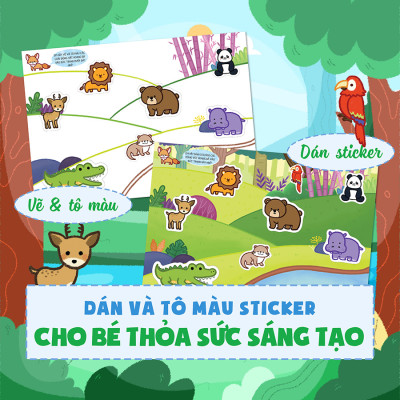 DINO tập vẽ - 4 bước vẽ đơn giản Động Vật