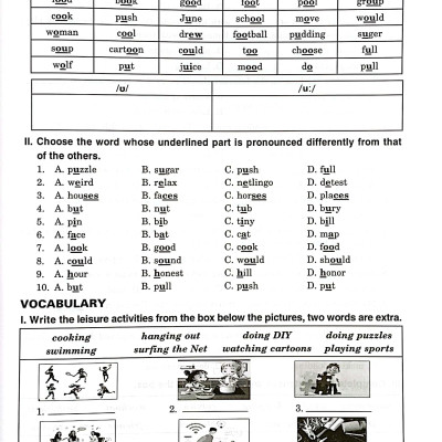 Bài Tập Phát Triển Năng Lực Tiếng Anh 8 (Theo Chương Trình Giáo Dục Phổ Thông Mới) - Global Success
