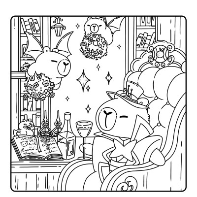 Sách - Tô Màu Vui Nhộn - CapyBara Ở Thế Giới Song Song - Trí Việt