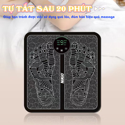 Thảm massage chân xung điện Nikio NK-106 - Massage huyệt đạo bàn chân, lưu thông máu huyết