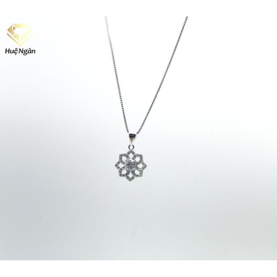 Dây chuyền bạc Ý 925 Huệ Ngân -Hoa đẹp YYDZ142