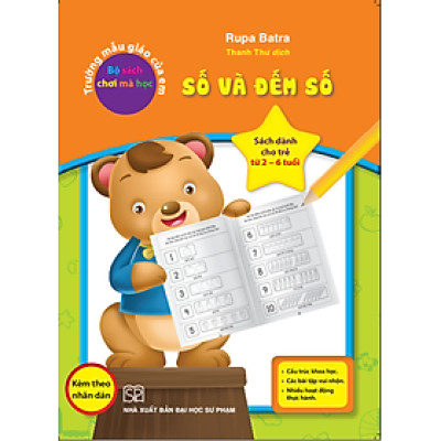 Bộ sách Chơi mà học Trường mẫu giáo của em - Số và đếm số
