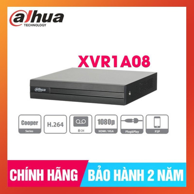 Đầu ghi hình Penta-brid 8 kênh DAHUA DH-XVR1B08-I mẫu mới 2022 - chuẩn hệ HDCVI/TVI/AHD - Hàng chính hãng