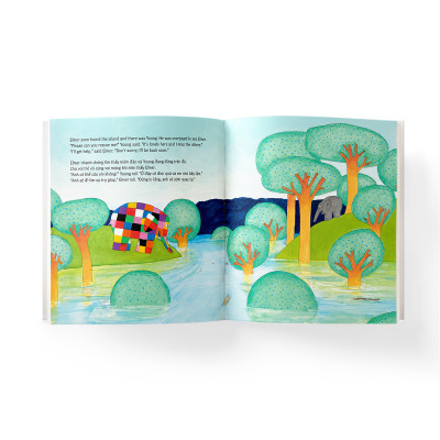 Elmer và cơn lũ (Song ngữ Anh Việt)