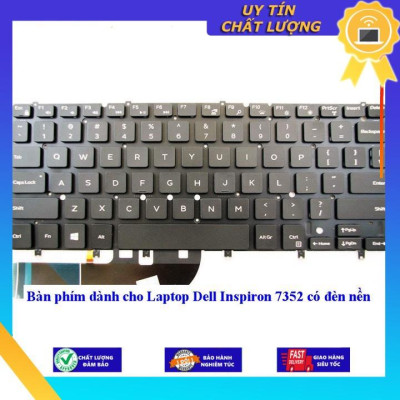 Bàn phím dùng cho Laptop Dell Inspiron 7352 có đèn nền  - Hàng Nhập Khẩu New Seal
