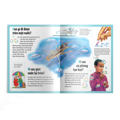 Em muốn biết vì sao xà phòng tạo bọt và những câu hỏi khác về khoa học