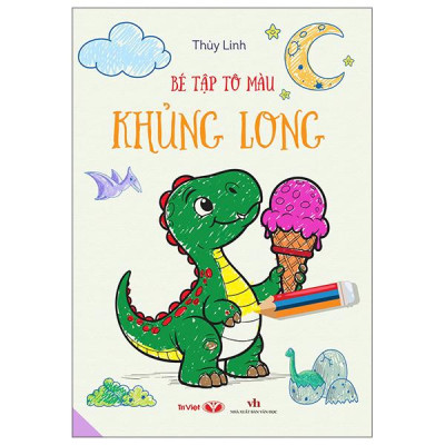 Sách - Bé Tập Tô Màu - Khủng Long