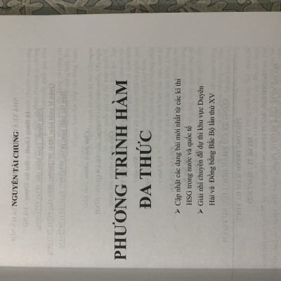 Phương trình hàm đa thức