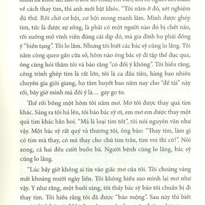 Tôi Đã Sống Bằng Trái Tim Người Khác