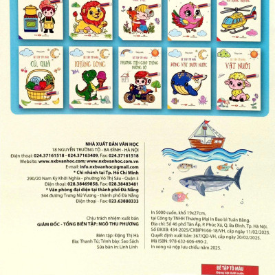 Sách - Bé Tập Tô Màu - Động Vật Dưới Nước