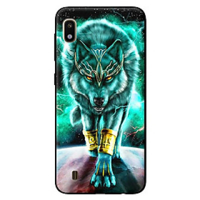 Ốp lưng cho Samsung Galaxy A10 SÓI XANH 1 - Hàng chính hãng