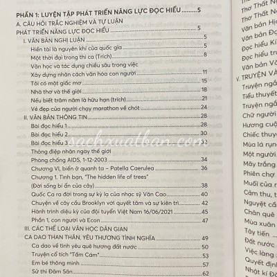 Combo 2 cuốn sách Luyện Tập Phát Triển Năng Lực Đọc Hiểu Và Năng Lực Viết + Tài Liệu Đọc Hiểu Văn Bản (Dành Cho Học Sinh Lớp 10 - 11 - 12)