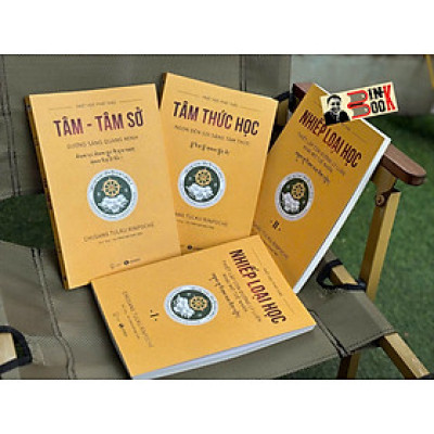 Combo 4 Cuốn Triết Học Phật Giáo: TÂM - TÂM SỞ, TÂM THỨC HỌC, NHIẾP LOẠI HỌC TẬP I, NHIẾP LOẠI HỌC TẬP II - Chusang Tulku Rinpoche - Thích Nữ Đạo Tịnh dịch - Thái Hà Books