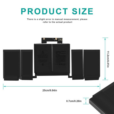 Pin Tương Thích Cho Macbook Pro Retina 13 Inch A1989 A2251 2018 – 2019 2020 TEEEMO PC Hàng Nhập Khẩu New Seal