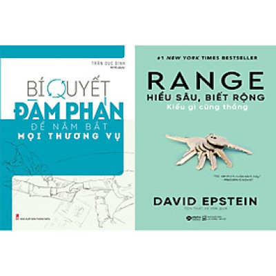 Combo Sách - RANGE: Hiểu Sâu, Biết Rộng Kiểu Gì Cũng Thắng + Bí Quyết Đàm Phán Để Nắm Bắt Mọi Thương Vụ