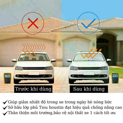 Ô Che Nắng Ô Tô - Dù Che Nắng Kính Lái Ô Tô - Chắn Nắng Kính Lái Cao Cấp Cho Xe Hơi