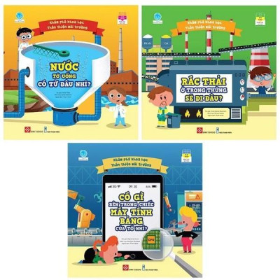 Sách - Khám Phá Khoa Học - Thân Thiện Môi Trường - Chọn Lẻ 3 Chủ Đề - Anne Sophie Baumann - Đinh Tị Books
