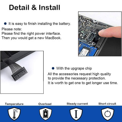 Pin Tương Thích Cho Macbook Pro 15 Inch A1286 ( 2010 ) TEEEMO PC Hàng Nhập Khẩu New Seal