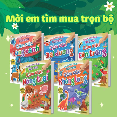Sách - Trò Chơi Bóc Dán - Cảm Xúc Côn Trùng (2 Trang Stickers) - Megabook