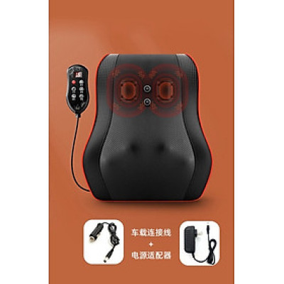 ￼Gối Massage Cổ Vai Gáy Hồng Ngoại (loại 1 ) - Máy Massage 20 Bi Cao Cấp