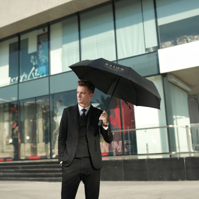 Ô tự động thông minh hai chiều Nason Umbrella phiên bản V3 chống gió cấp 6, ô gấp ngược, tối ưu hóa khả năng chắn nước