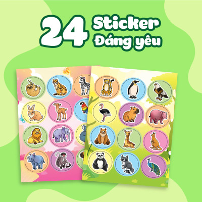 Tô màu khám phá- Vườn thú ngộ nghĩnh