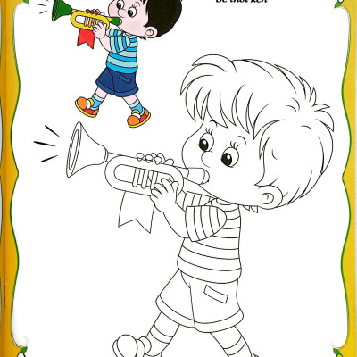 Sách - Bé Tập Tô Màu - Các Hoạt Động Vui Chơi Của Trẻ