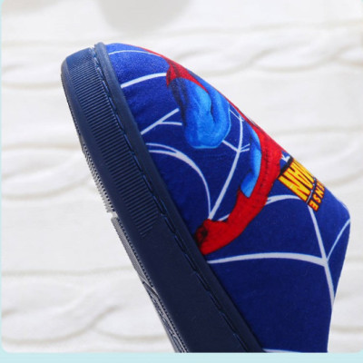 Dép Bông Siêu Ấm Chống Trơn Trượt Cho Bé Hình Siêu Nhân Spider Man - Đi Trong Nhà- Hàng Loại 1- Chính Hãng MINIIN