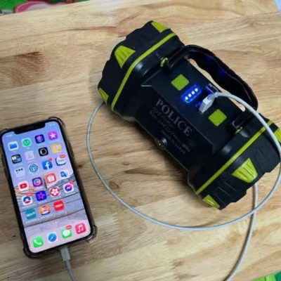 Đèn pin ja pan chuyên dụng sáng 2 đầu chống nước đi mưa pin mạnh