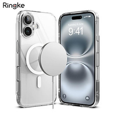 Ốp lưng trong suốt sạc từ tính cho Iphone 16 Promax/ 16 pro/ 16 plus/ iphone 16 RINGKE Fusion Magnetic_ Hàng Chính Hãng