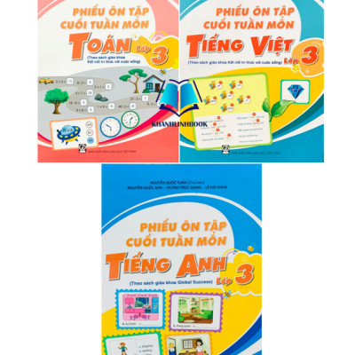 Sách - phiếu ôn tập cuối tuần môn tiếng anh 3 ( kết nối )