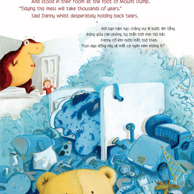 CHÚ KHỦNG LONG THAM ĂN: GIẢI CỨU CHIẾC GIƯỜNG - BÀI HỌC THÓI QUEN GỌN GÀNG