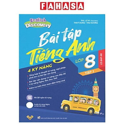 Sách - English Discovery - Bài Tập Tiếng Anh 8 - Tập 1 (Có Đáp Án)
