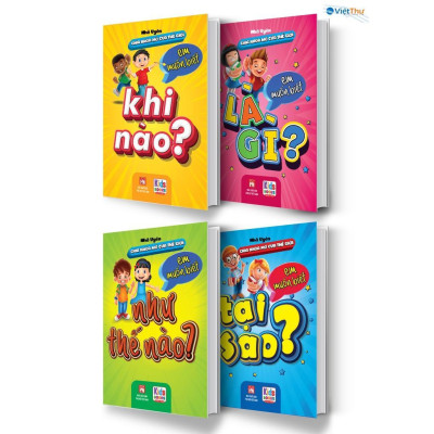 Sách - 10 Vạn Câu Hỏi - Chìa Khóa Mở Cửa Thế Giới - Combo 4 Cuốn - Nhã Uyên - Việt Thư