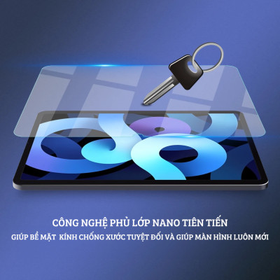 Kính cường lực AGC 9H cho iPad Air 6 11 inch M2 / Air 6 13 inch M2 2024 hiệu Nillkin Amazing H+ Pro (mỏng 0.2 mm, vát cạnh 2.5D, chống trầy, chống va đập) - Hàng nhập khẩu