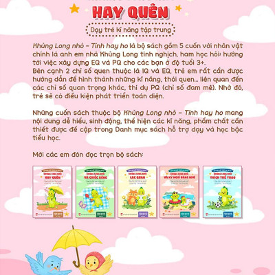 Cùng Bé Phát Triển EQ Và PQ - Khủng Long Nhỏ Hay Quên - Dạy Trẻ Kĩ Năng Tập Trung