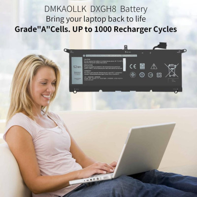 Pin Tương Thích Cho Laptop Dell Inspiron 13 5390 5391 7390 H754V G8Vcf Xps 9370 9380 – Dxgh8 52Wh TEEMO PC TEBAT1399 Hàng Nhập Khẩu