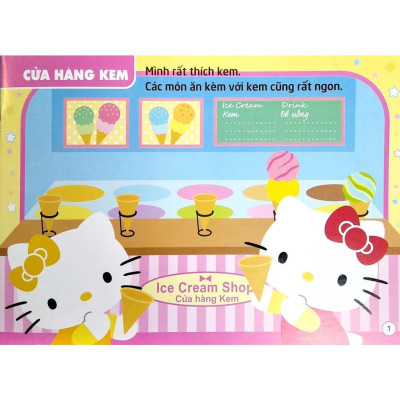 Sách - Hello Kitty - Kitty Xinh Xắn Mê Mua Sắm - 3 - 8 Tuổi - Minh Thắng
