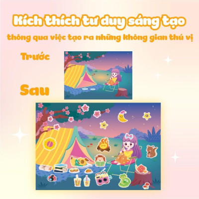 Sách - Công Chúa Cherry - Công Viên Thú Cưng - Sách Bóc Dán Sticker Cho Bé Gái - Megabook