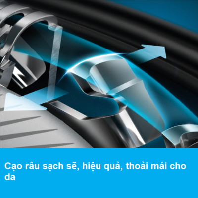 Máy cạo râu khô và ướt, thương hiệu cao cấp Philips Hà Lan S5466/03 Serial 5000 - HÀNG CHÍNH HÃNG