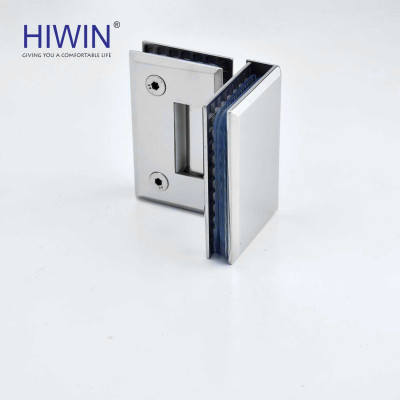 Tên gọi: Bản lề phòng tắm kính 90 độ cạnh vát mặt gương inox 304 Hiwin HG-011 (dày 5 mm)